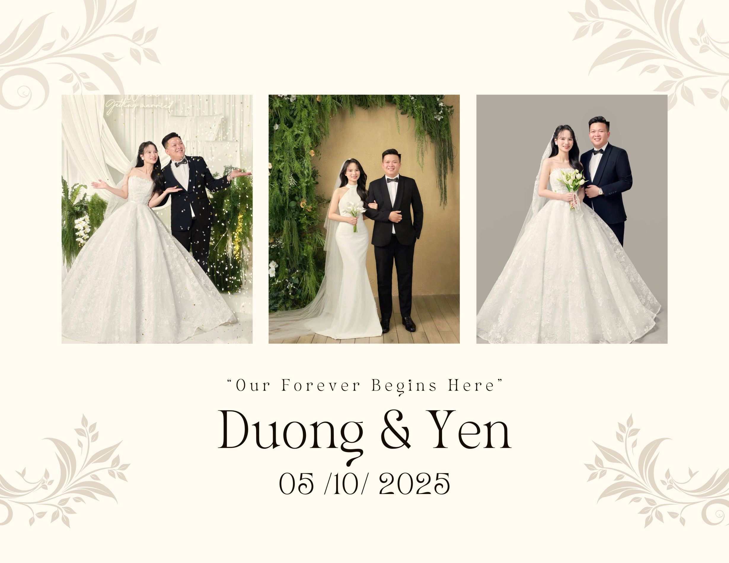 Thiệp Cưới: Xuân Dương & Hải Yến
