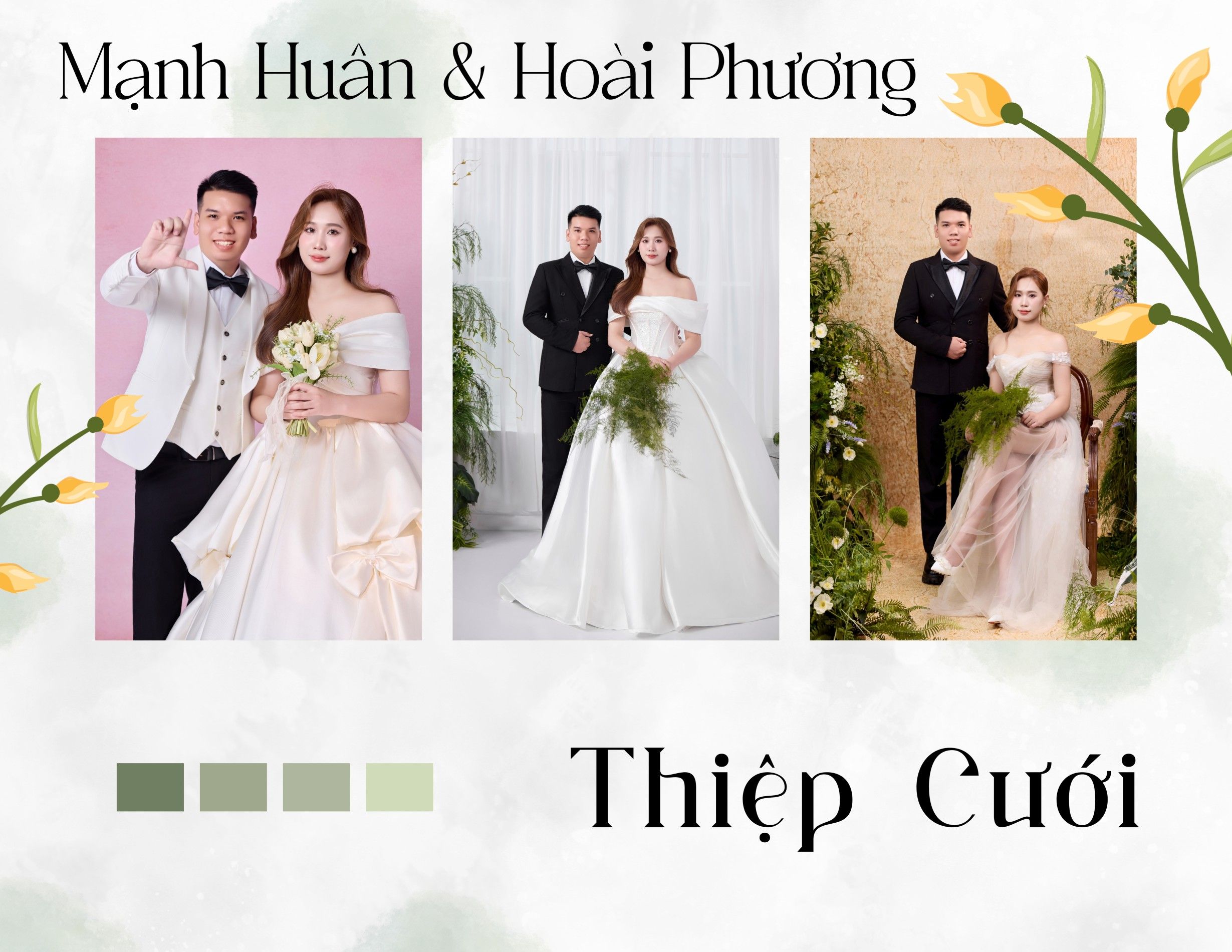 Thiệp Cưới Mạnh Huân & Hoài Phương