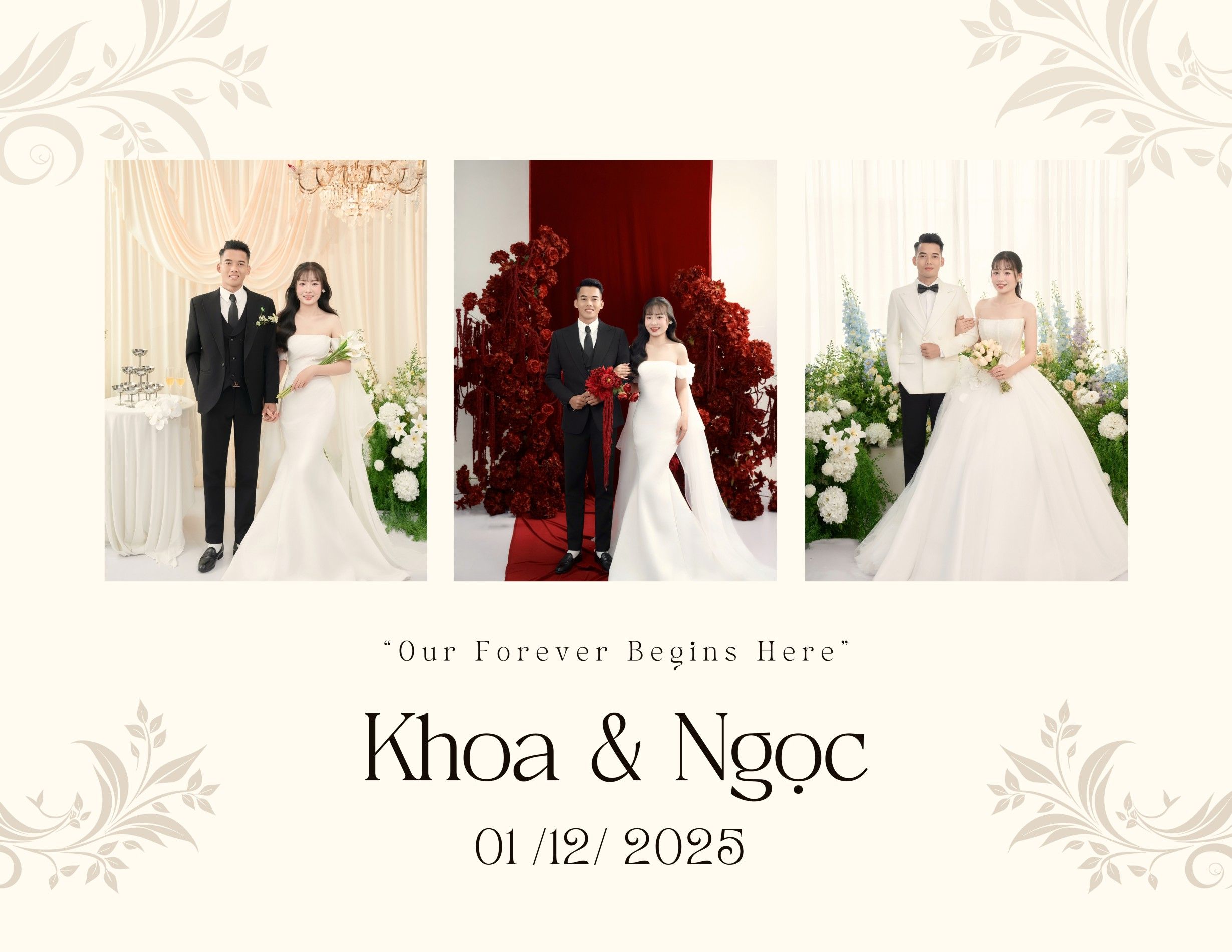 Thiệp Cưới Đăng Khoa & Ánh Ngọc