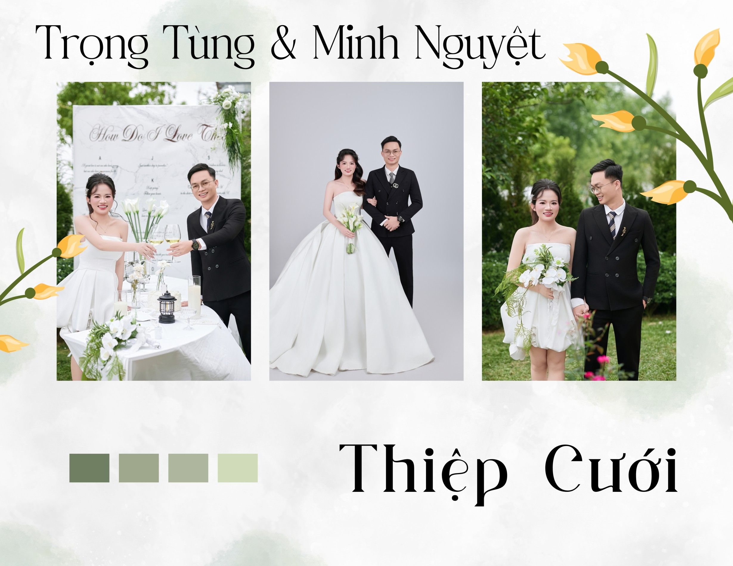 Thiệp Cưới Trọng Tùng & Minh Nguyệt