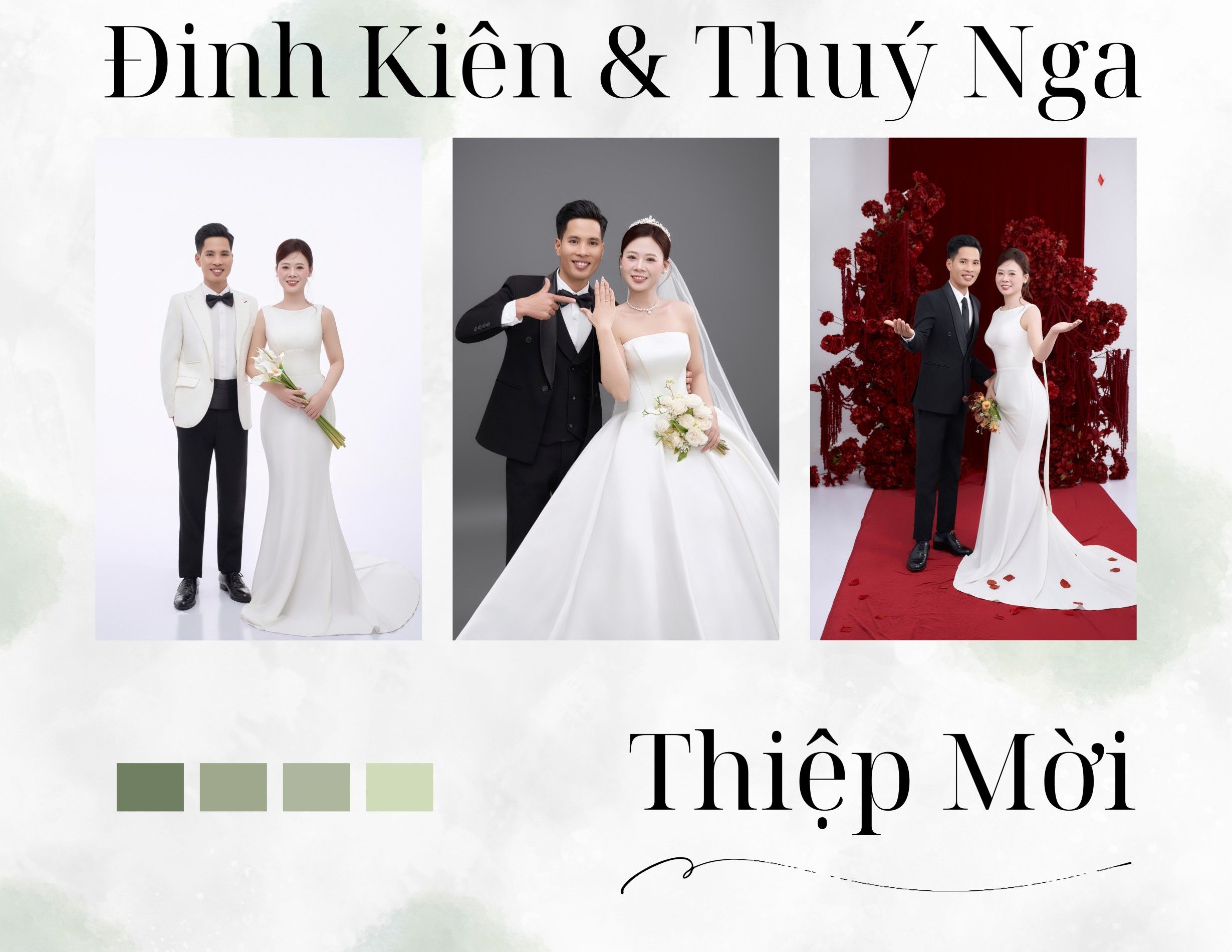 Thiệp Cưới Đinh Kiên & Thuý Nga