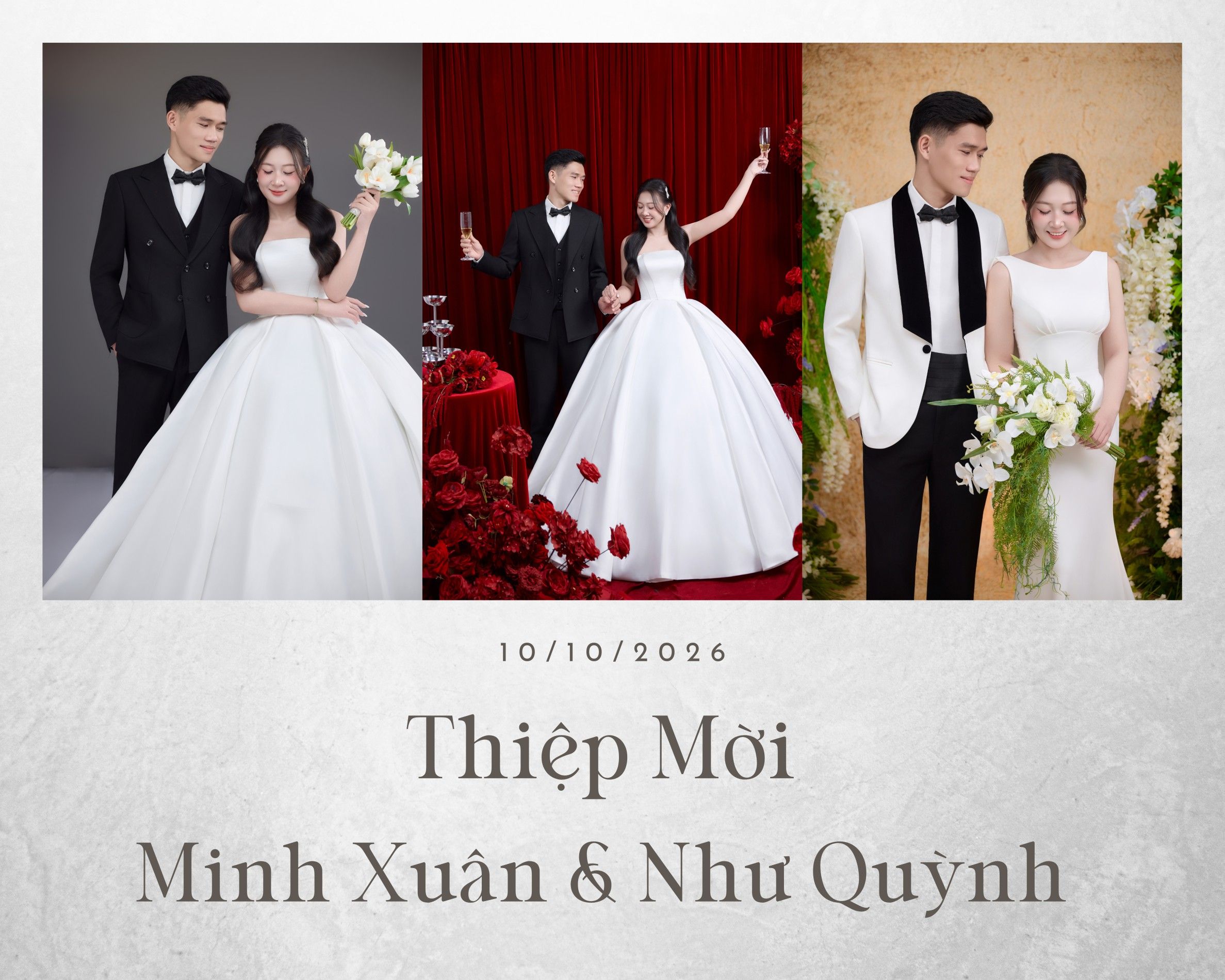Thiệp Cưới Minh Xuân & Như Quỳnh