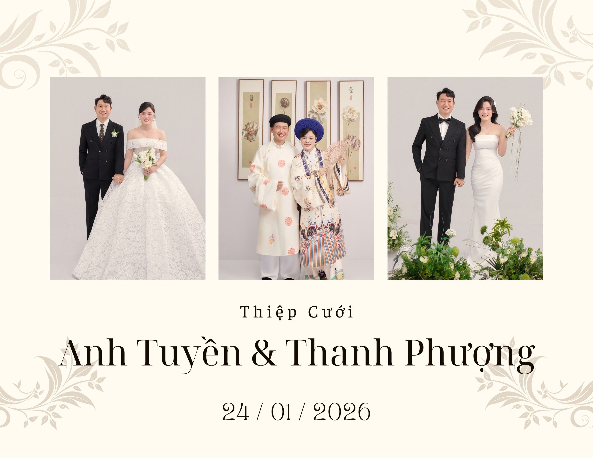Thiệp Cưới Anh Tuyền & Thanh Phượng