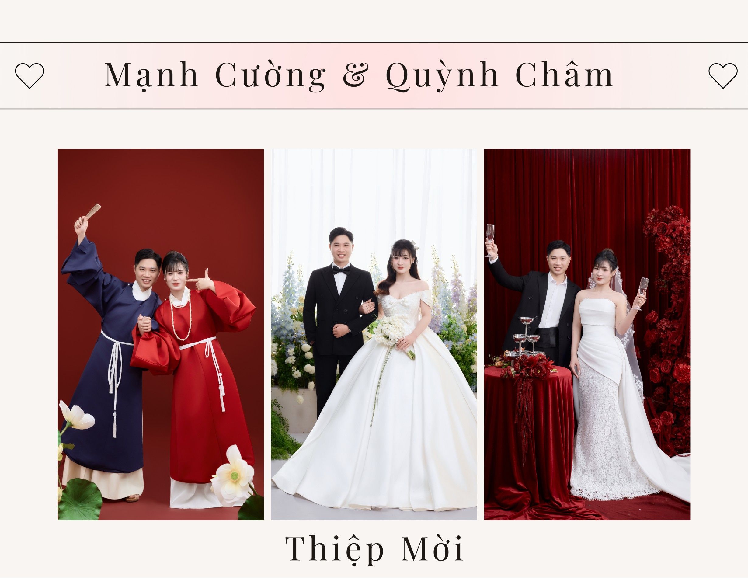 Thiệp Cưới Mạnh Cường & Quỳnh Châm